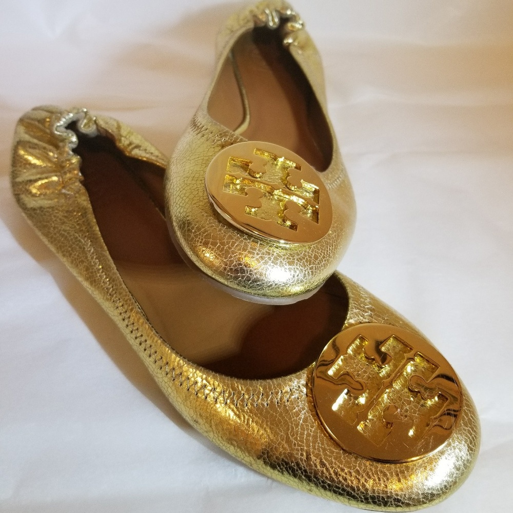 Tory Burch Reeva Metallic Flats